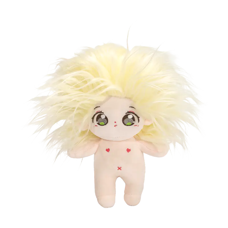 Boneka kain wajah vinil yang menggemaskan