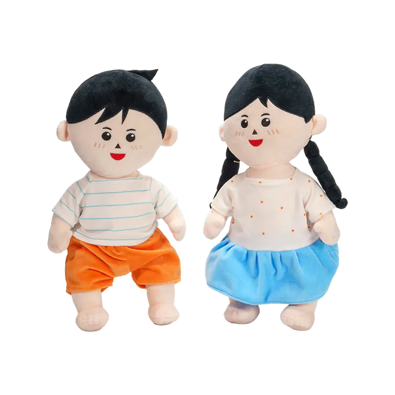 Boneka mainan modis yang mewah untuk bayi