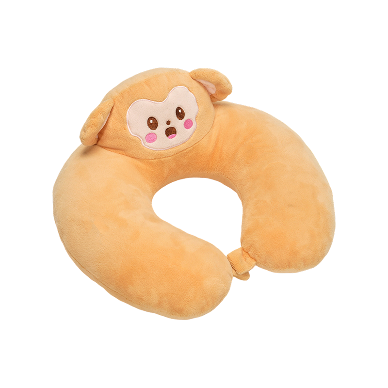 Bantal leher mewah berbentuk u monyet
