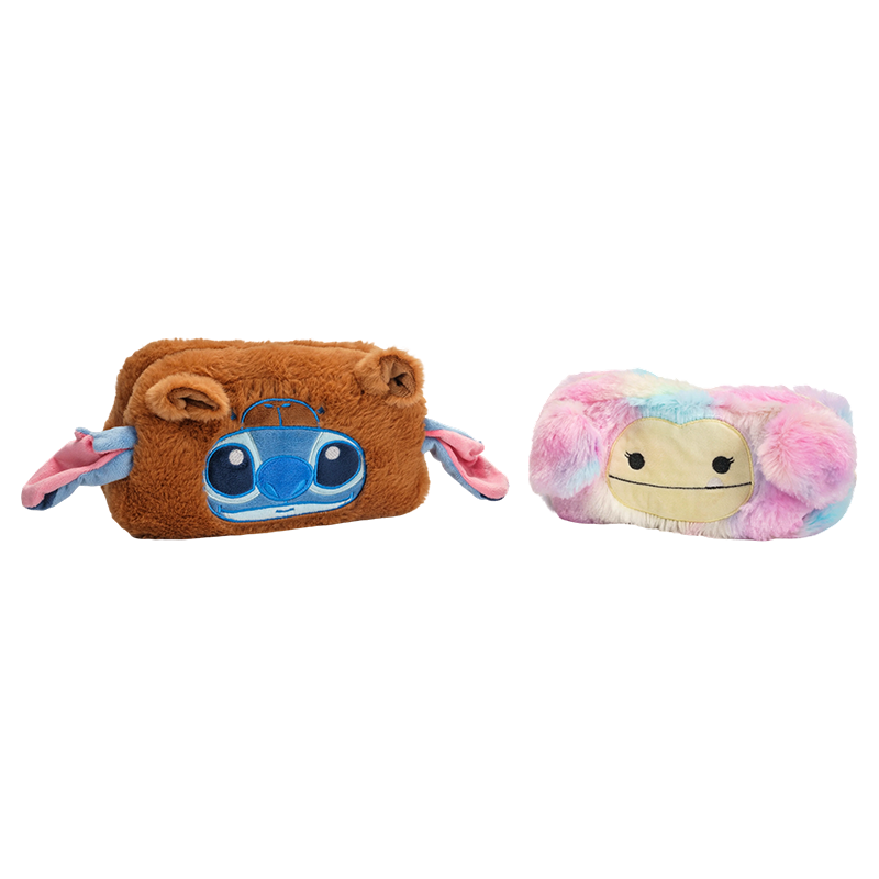 Kotak pensil boneka mainan mewah kapibara yang menggemaskan