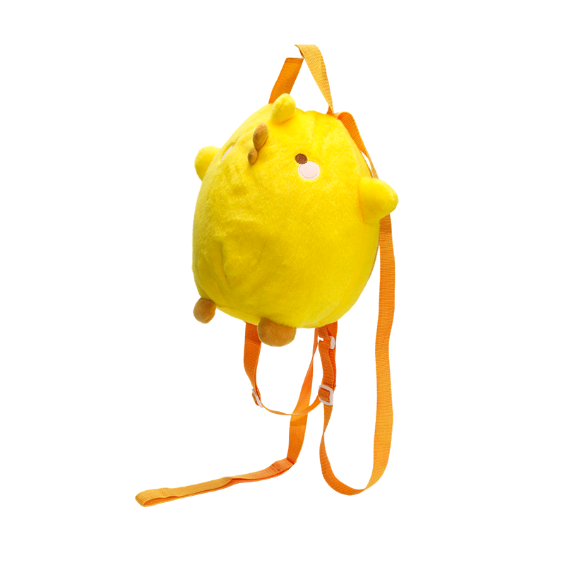 Ransel mewah hewan bulat berwarna kuning