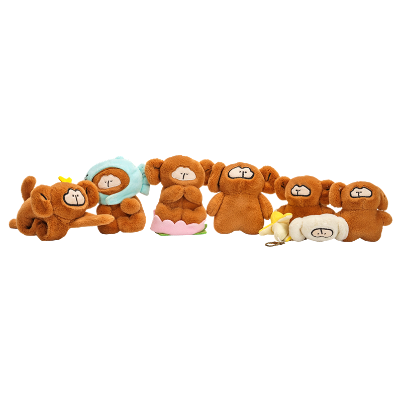 Boneka monyet yang menggemaskan