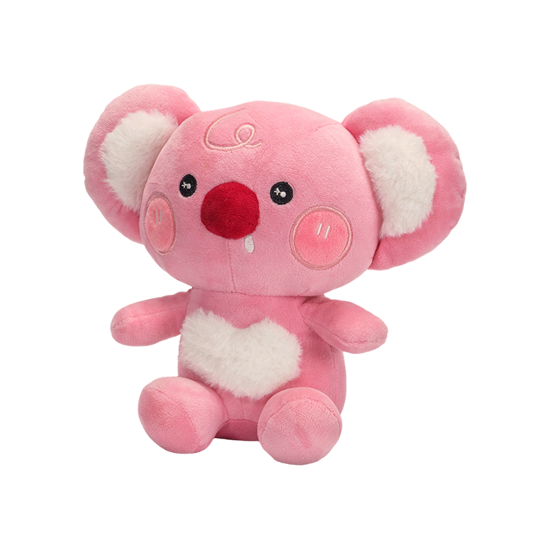 Boneka mainan mewah koala merah muda fantasi untuk anak perempuan