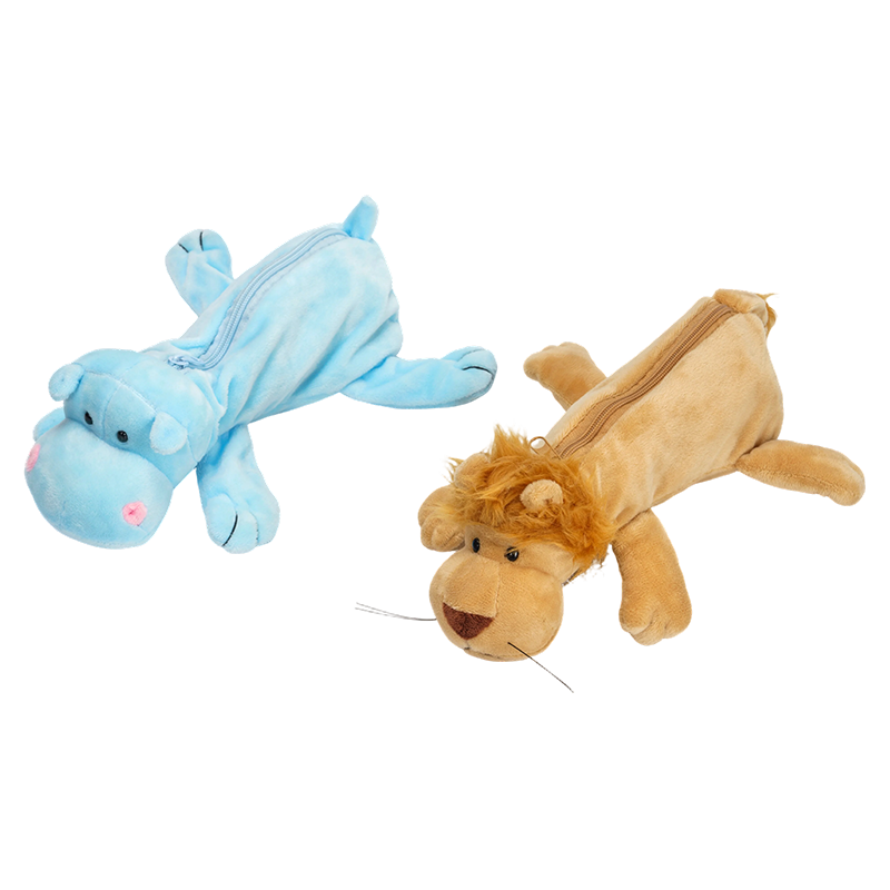 Tempat pensil kuda nil dan singa yang lucu