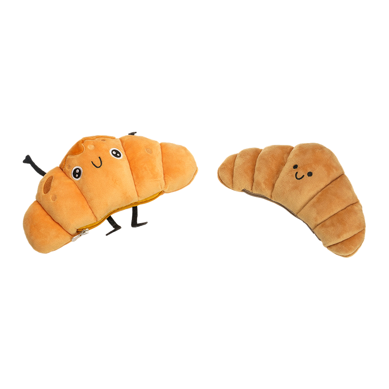 Kotak mewah dengan wajah croissant
