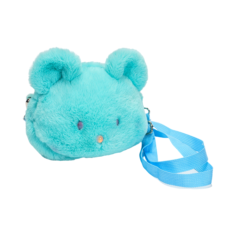 Ransel beruang biru yang menggemaskan