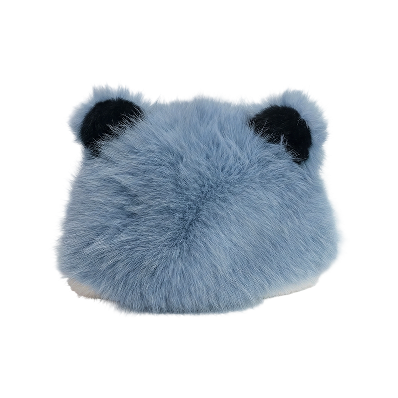 Topi mewah telinga panda biru
