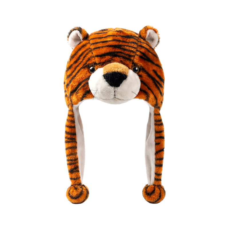 Topi mewah beruang bergaris harimau