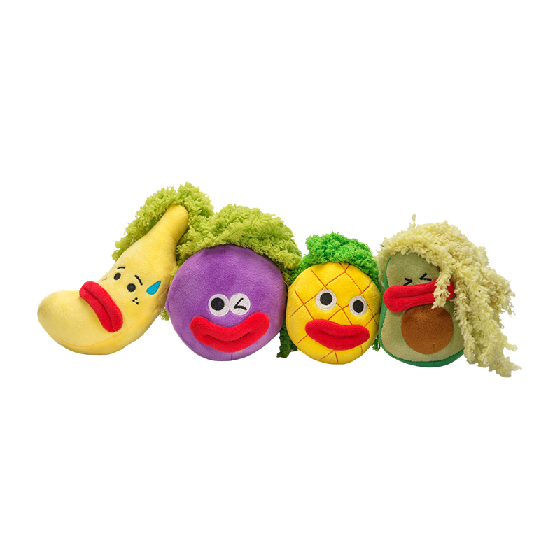 Boneka teman buah berwarna-warni